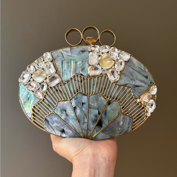 Elegant Mother of Pearl Clutch